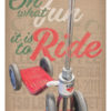 Oh What Fun It Is To Ride Scooter digital composition by Megan Morgan Christmas scooter art