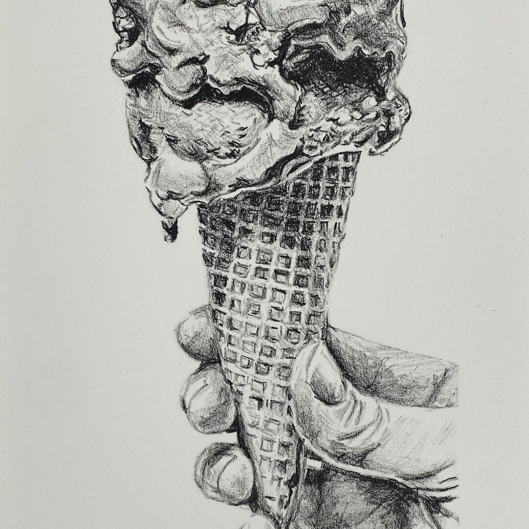 Brandy Coons - Litho print - ice cream